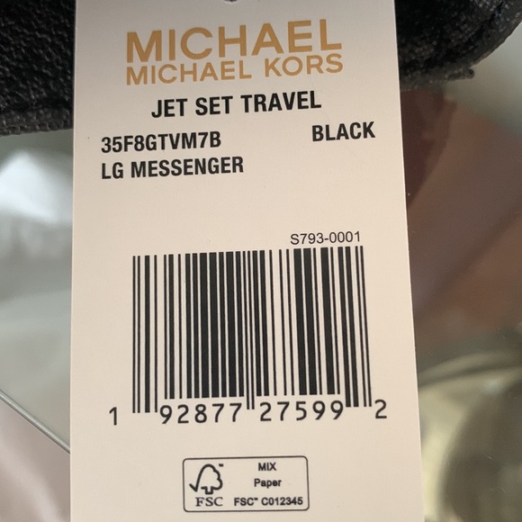 NWT Michael Kors Jet Set Large Messenger Bag - Picture 9 of 9